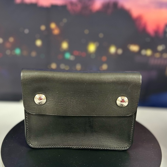 Hermes Handbags - Hermès Vintage Black Ardennes Pochette
Belt Bag
